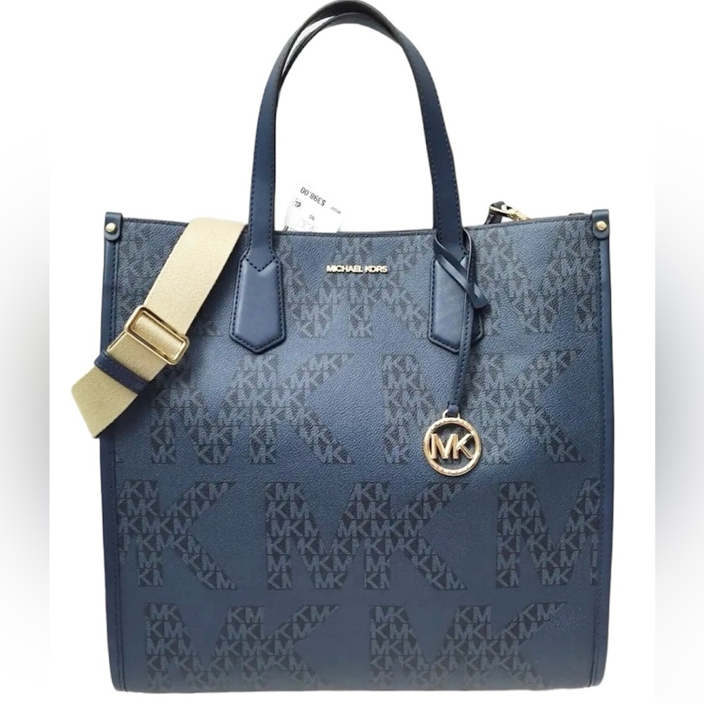 Michael Kors Maple Admiral Blue Large NS Tote $400